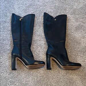 Louise et Cie Midnight Black Heeled Boots
